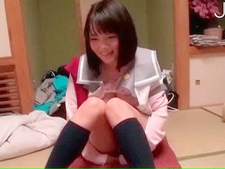 Nippon babe sexually pleasing with kinky pussy play, XXX-rated moans.